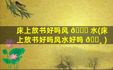 床上放书好吗风 🐈 水(床上放书好吗风水好吗 🕸 )
